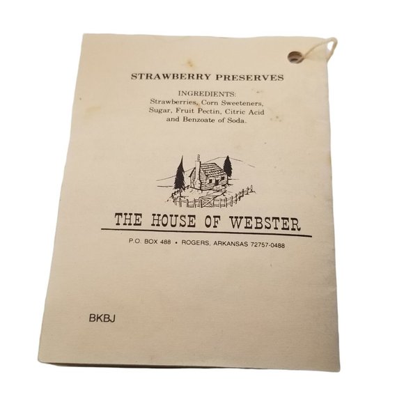 VTG Kitchen Canister OLD ENGLISH BISCUIT JAR 1975 The House of Webster Flowers - Picture 10 of 12